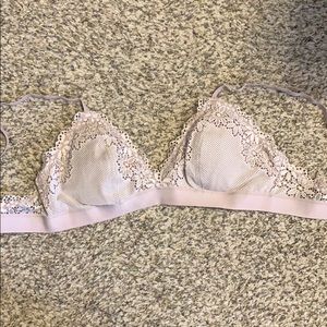 Aerie Ribbed Lace Bralette